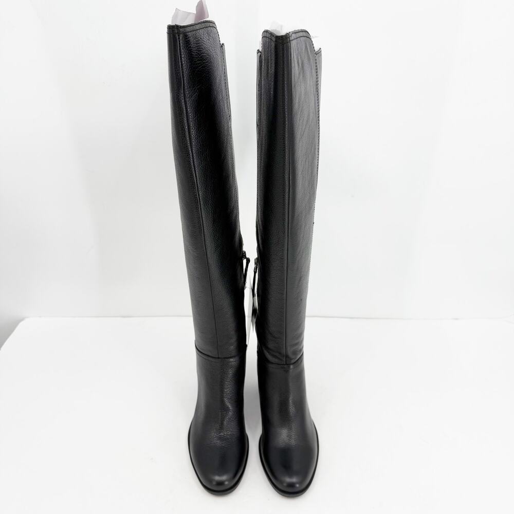 Naturalizer Womens Kyrie Knee High Boots US 8.5 M Wide Calf Black Leather NIB - Picture 8 of 11